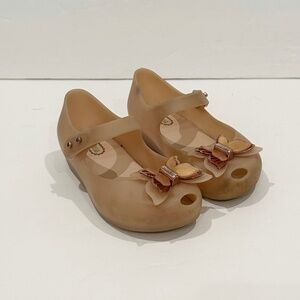 Kids Mini Melissa Ultragirl Butterfly Shoes Size 9